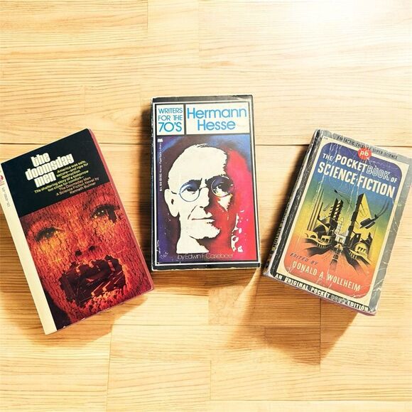 Vintage Pulp Book Lot 3 Sci Fi 1960s 1970s Paperback - Picture 1 of 5